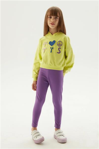 Tyess Kız Çocuk Yeşil Sweatshirt