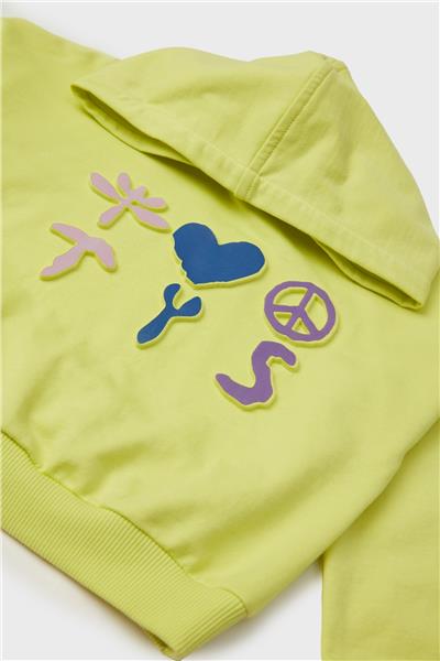 Tyess Kız Çocuk Yeşil Sweatshirt
