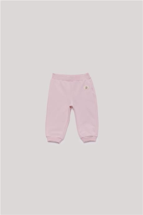 Tyess Basic Kız Bebek Pembe Eşofman Altı