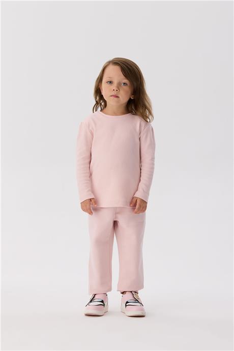 Tyess Basic Kız Bebek Pembe T-Shirt