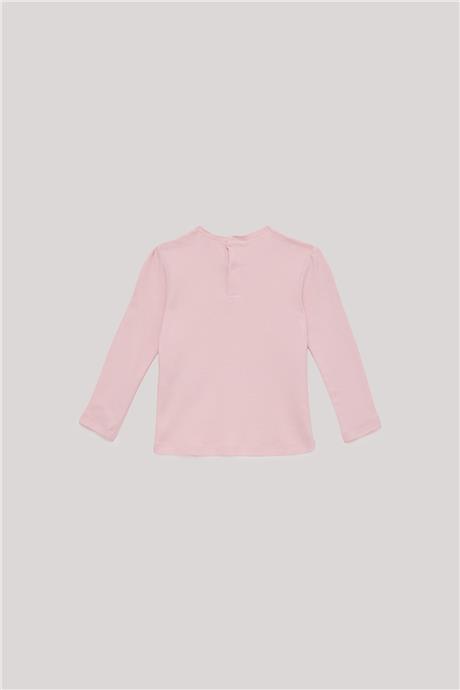 Tyess Basic Kız Bebek Pembe T-Shirt