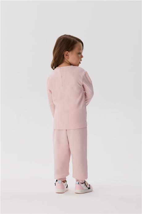 Tyess Basic Kız Bebek Pembe T-Shirt