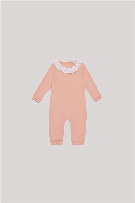 Tyess Basic Kız Bebek Somon Tulum