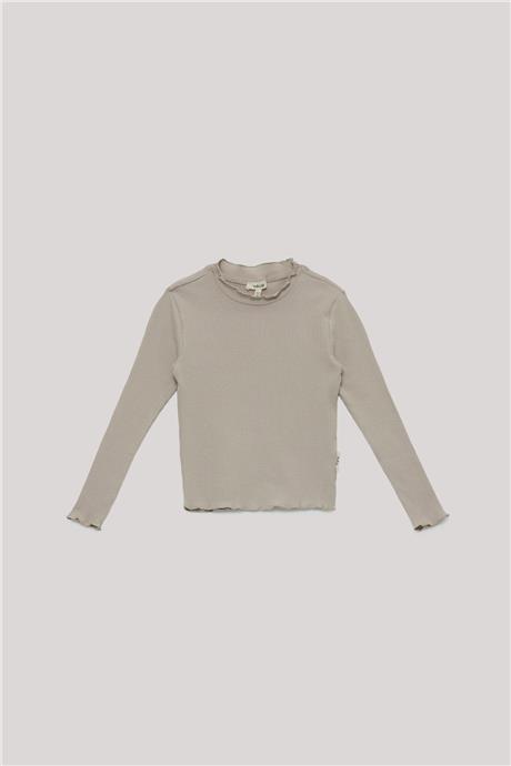 Tyess Basic Kız Çocuk Bej T-Shirt