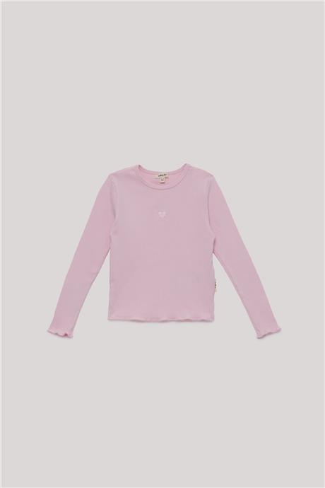 Tyess Basic Kız Çocuk Pembe T-Shirt