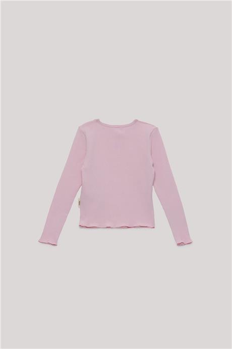 Tyess Basic Kız Çocuk Pembe T-Shirt