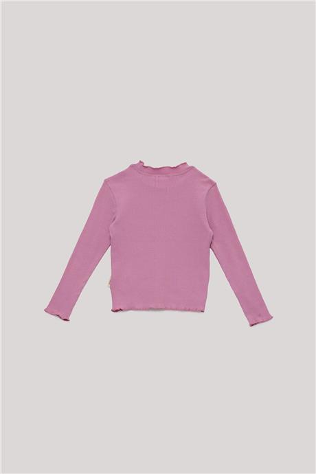 Tyess Basic Kız Çocuk Pembe T-Shirt