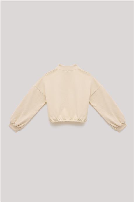 Tyess Kız Çocuk Bej Sweatshirt