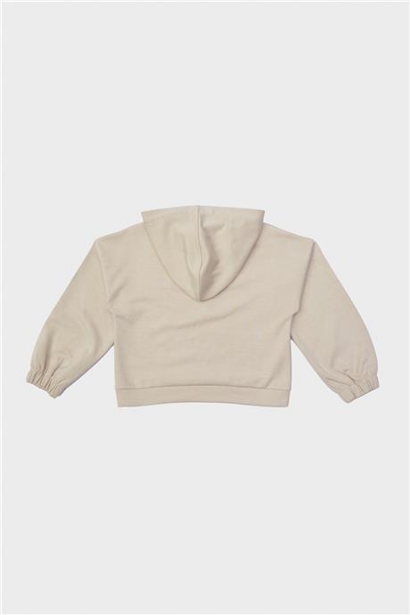 Tyess Kız Çocuk Bej Sweatshirt