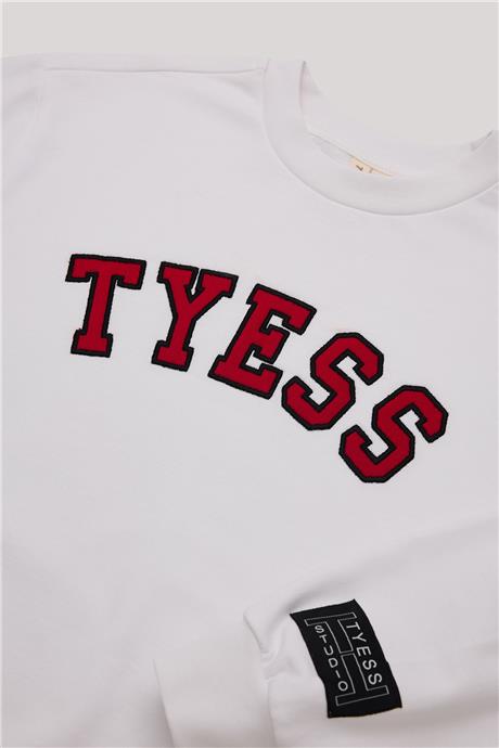 Tyess Kız Çocuk Beyaz Sweatshirt
