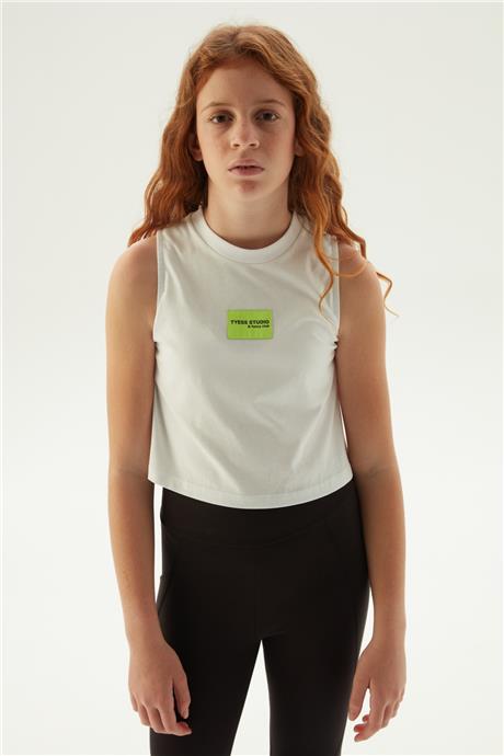 Tyess Kız Çocuk Beyaz T-Shirt
