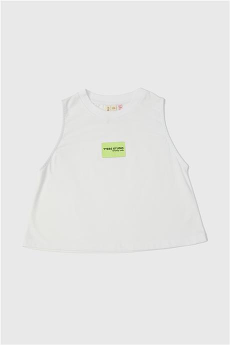 Tyess Kız Çocuk Beyaz T-Shirt