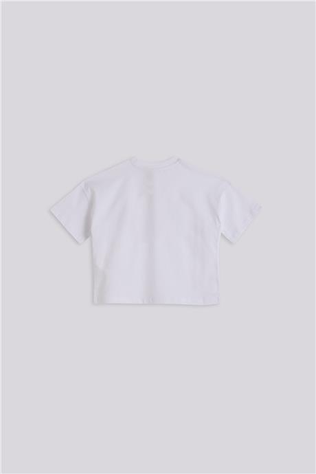 Tyess Kız Çocuk Beyaz TshirtTyess Kız Çocuk Beyaz Tshirt
