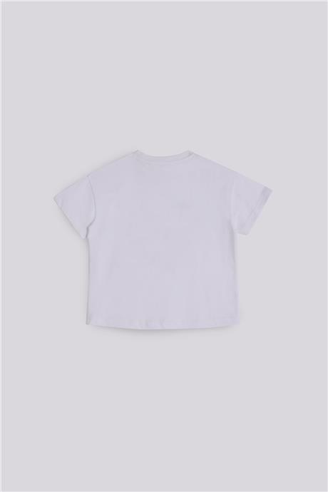Tyess Kız Çocuk Beyaz TshirtTyess Kız Çocuk Beyaz Tshirt