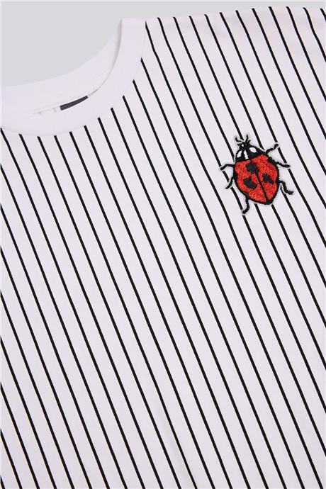 Tyess Kız Çocuk Çizgili SweatshirtTyess Kız Çocuk Çizgili Sweatshirt