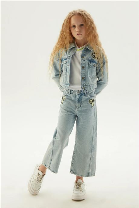 Tyess Kız Çocuk Denim Ceket