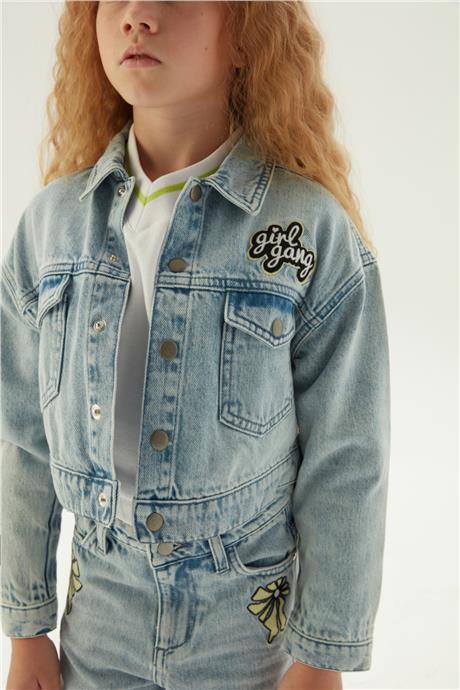 Tyess Kız Çocuk Denim Ceket