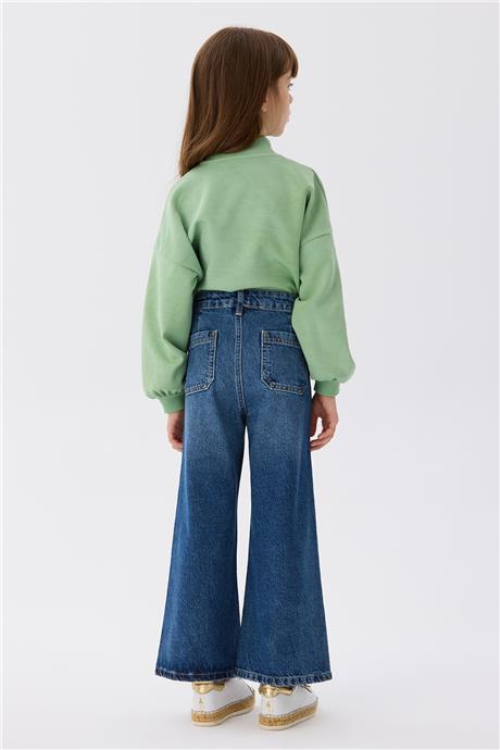 Tyess Kız Çocuk Denim Pantolon