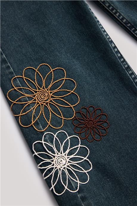 Tyess Kız Çocuk Denim Pantolon