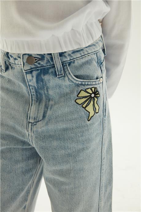 Tyess Kız Çocuk Denim Pantolon