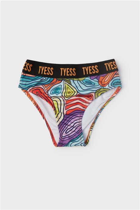 Tyess Kız Çocuk Desenli Bikini