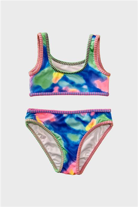 Tyess Kız Çocuk Desenli Bikini