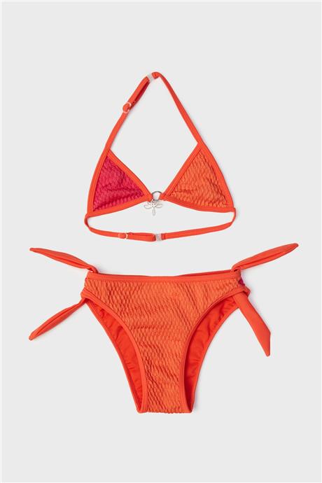 Tyess Kız Çocuk Kırmızı Bikini