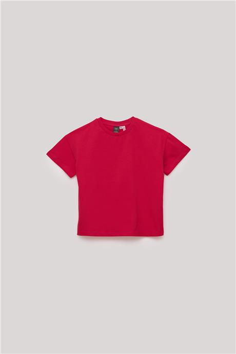 Tyess Kız Çocuk Kırmızı T-Shirt