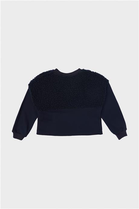 Tyess Kız Çocuk Lacivert Sweatshirt