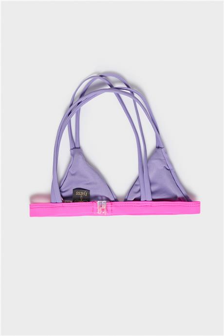 Tyess Kız Çocuk Lila Bikini Üstü