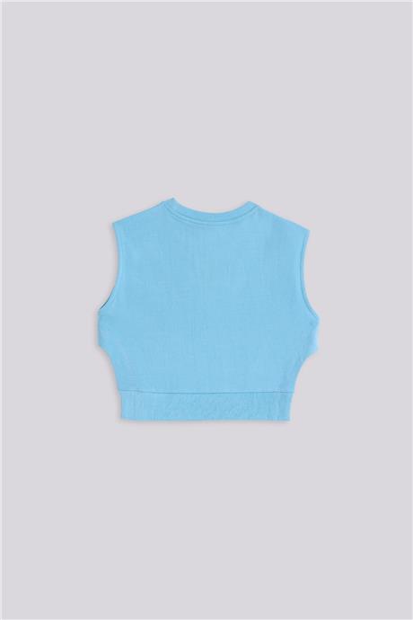 Tyess Kız Çocuk Mavi SweatshirtTyess Kız Çocuk Mavi Sweatshirt