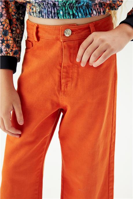 Tyess Kız Çocuk Oranj Pantolon