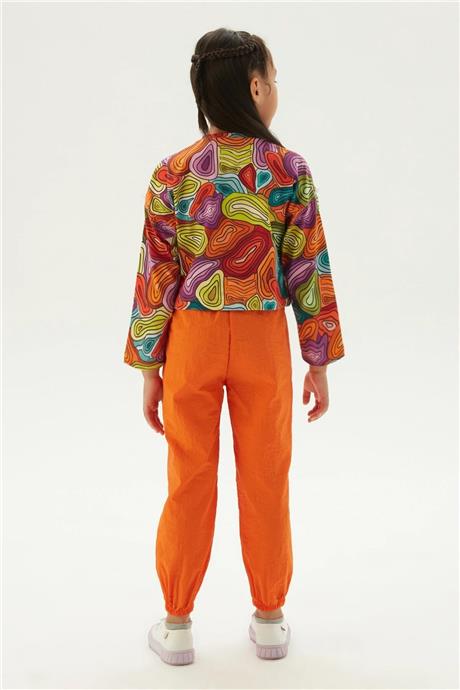 Tyess Kız Çocuk Oranj Pantolon