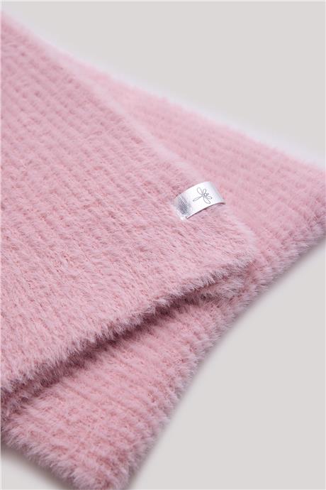 Tyess Kız Çocuk Pembe Atkı