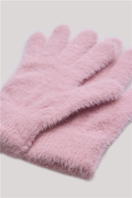 Tyess Kız Çocuk Pembe Eldiven