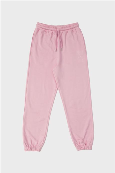 Tyess Kız Çocuk Pembe Eşofman Altı