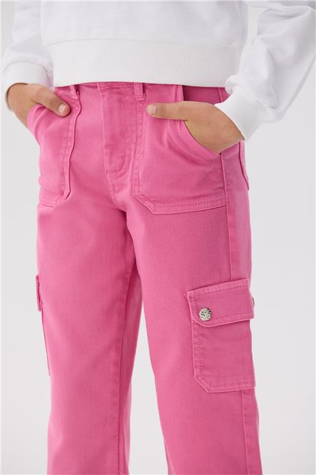 Tyess Kız Çocuk Pembe Pantolon