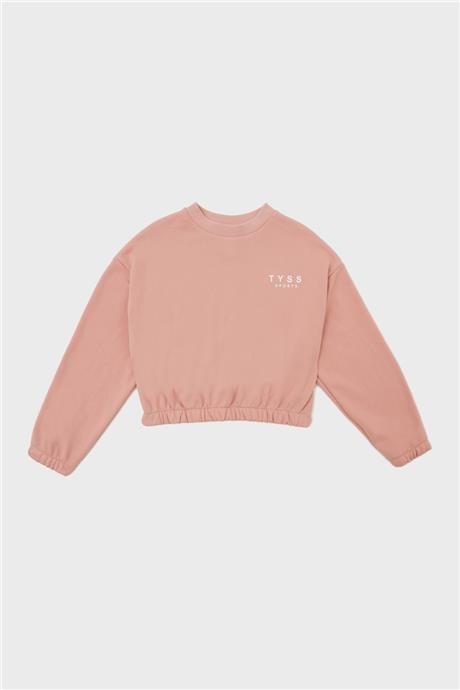 Tyess Kız Çocuk Pudra Sweatshirt