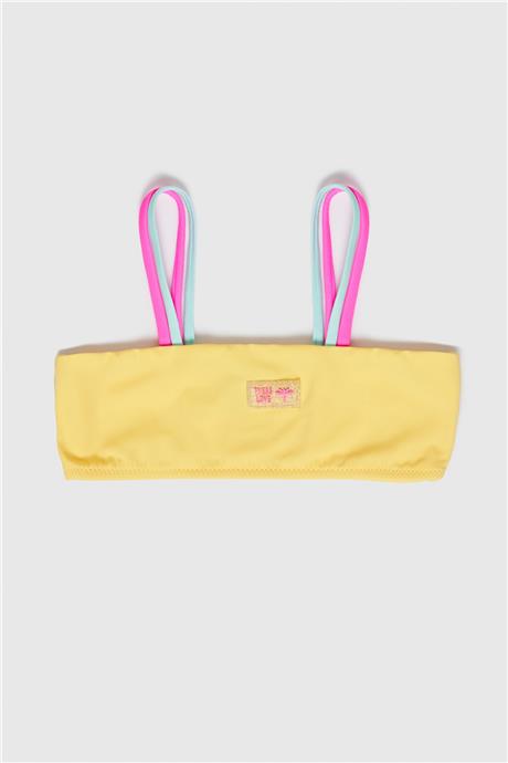 Tyess Kız Çocuk Sarı Bikini Üstü
