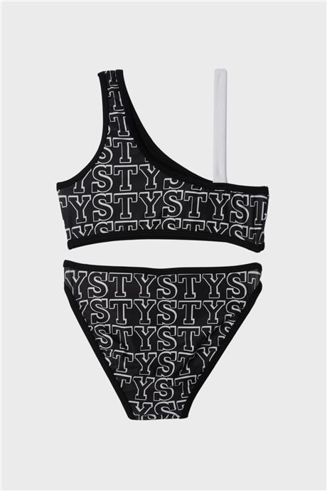 Tyess Kız Çocuk Siyah Bikini