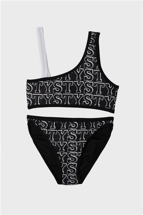 Tyess Kız Çocuk Siyah Bikini