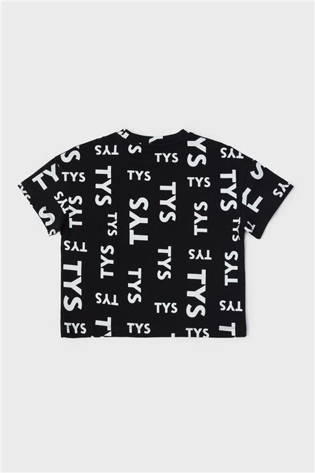 Tyess Kız Çocuk Siyah T-Shirt