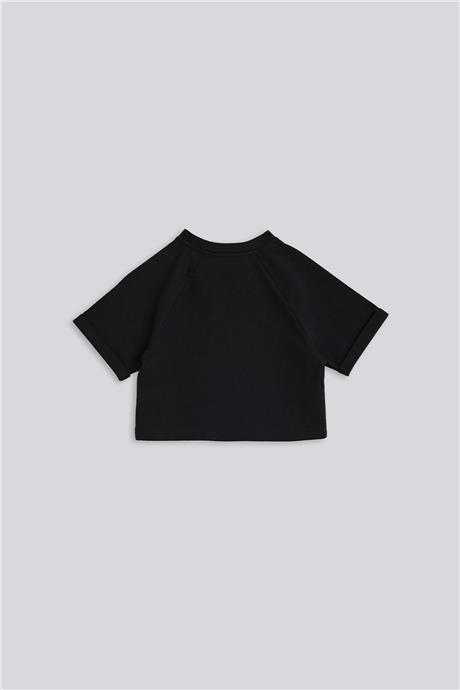 Tyess Kız Çocuk Siyah TshirtTyess Kız Çocuk Siyah Tshirt