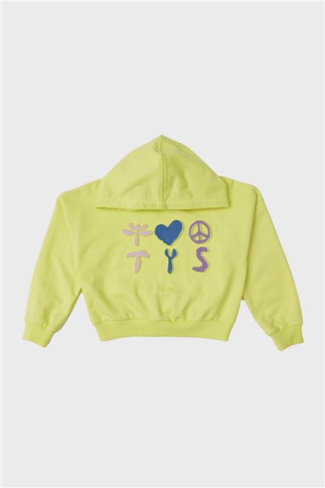 Tyess Kız Çocuk Yeşil Sweatshirt