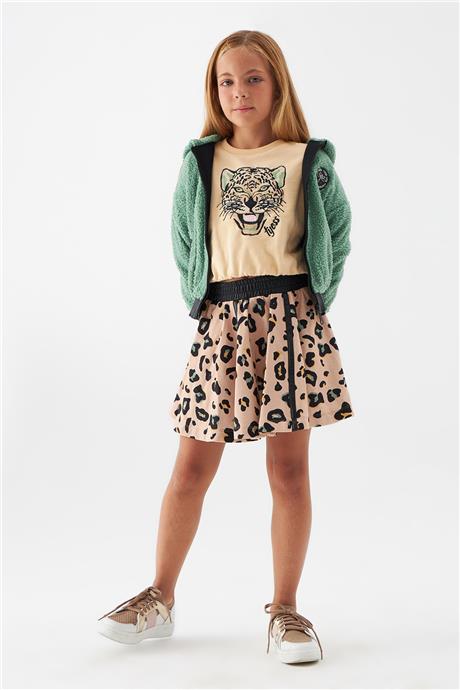 Tyess Kız Çocuk Yeşil Sweatshirt