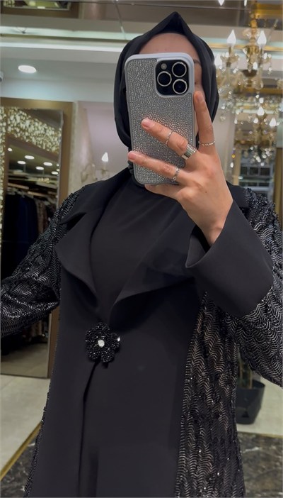 Kağan Kamer Dora Abaya Sİyah
