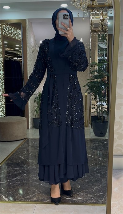 Kağan Kamer Nova Abaya Lacivert