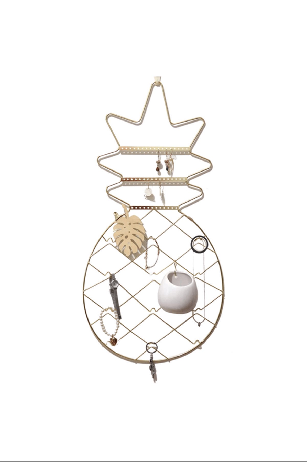 Ananas Metal Tel Pano