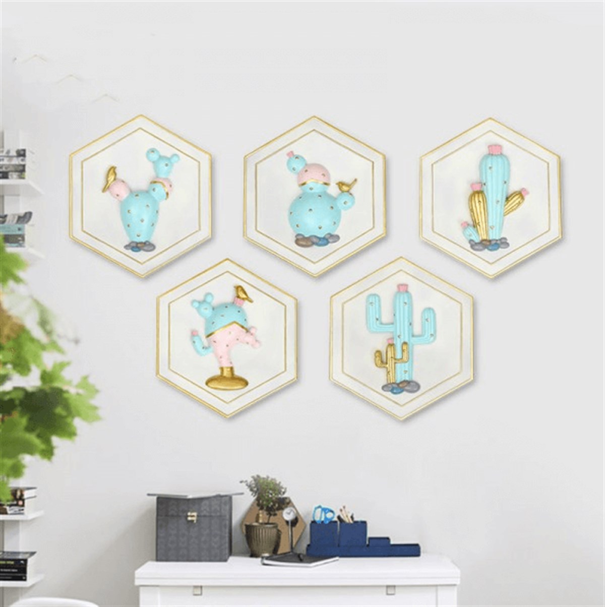 Kaktüs Duvar Aksesuarı