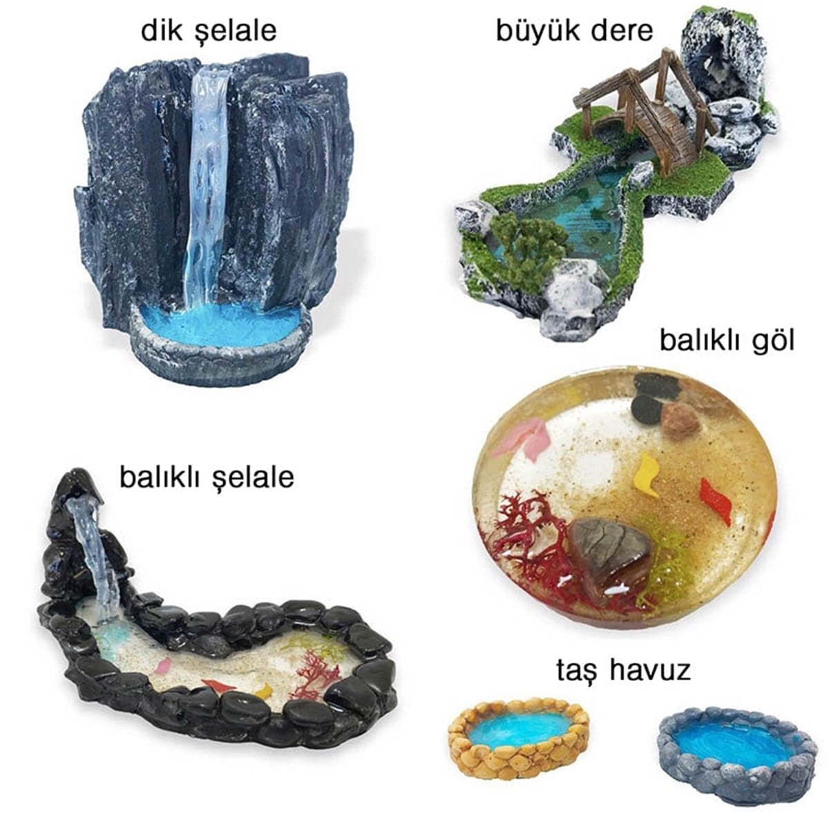 Minyatür Şelale ve Dereler